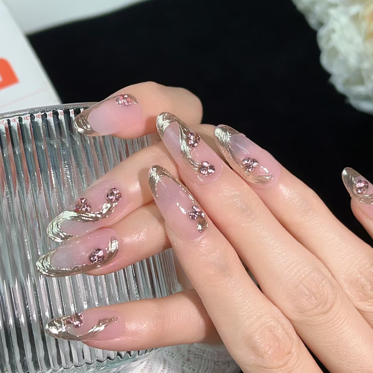 3cm Easy to Apply Press On Nails – Perfect for Beginners number 366