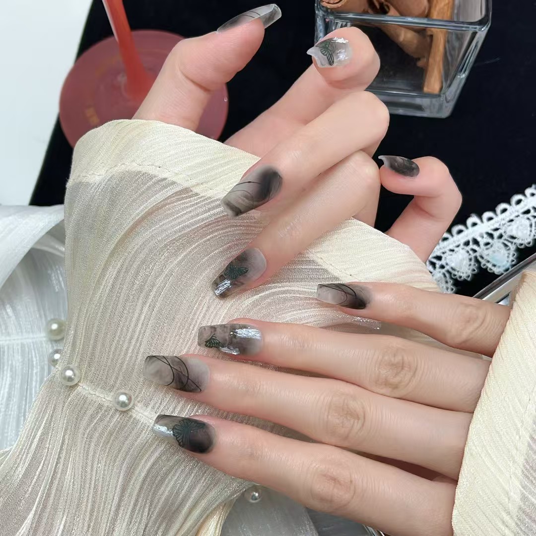 2cm Durable Press On Nails with Strong Long Lasting Adhesion number 340