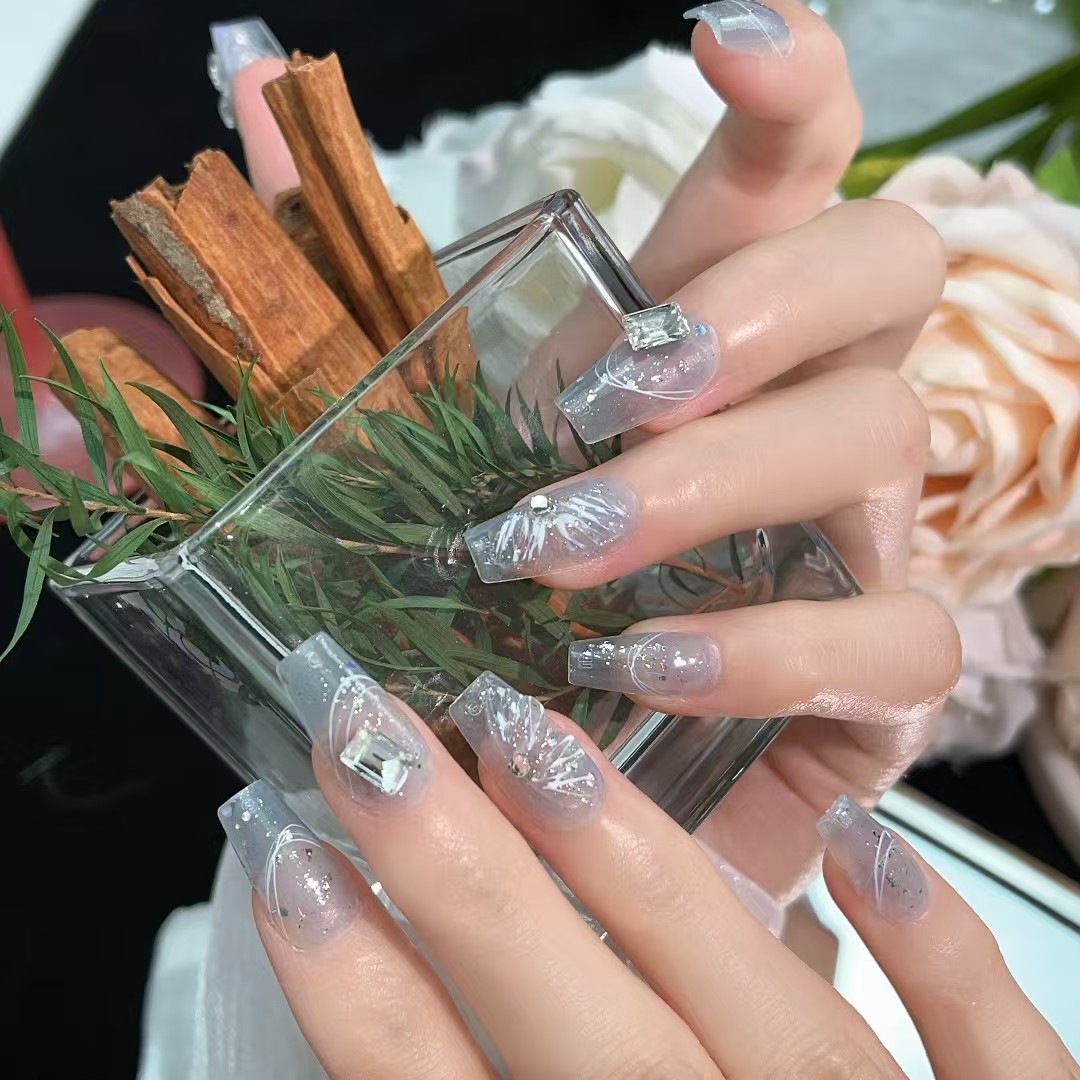 2cm Salon Quality Reusable Press On Nails for Perfect Results number 344