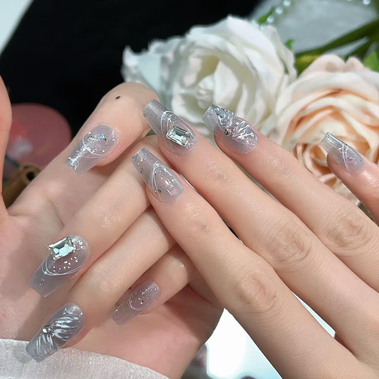 2cm Salon Quality Reusable Press On Nails for Perfect Results number 344