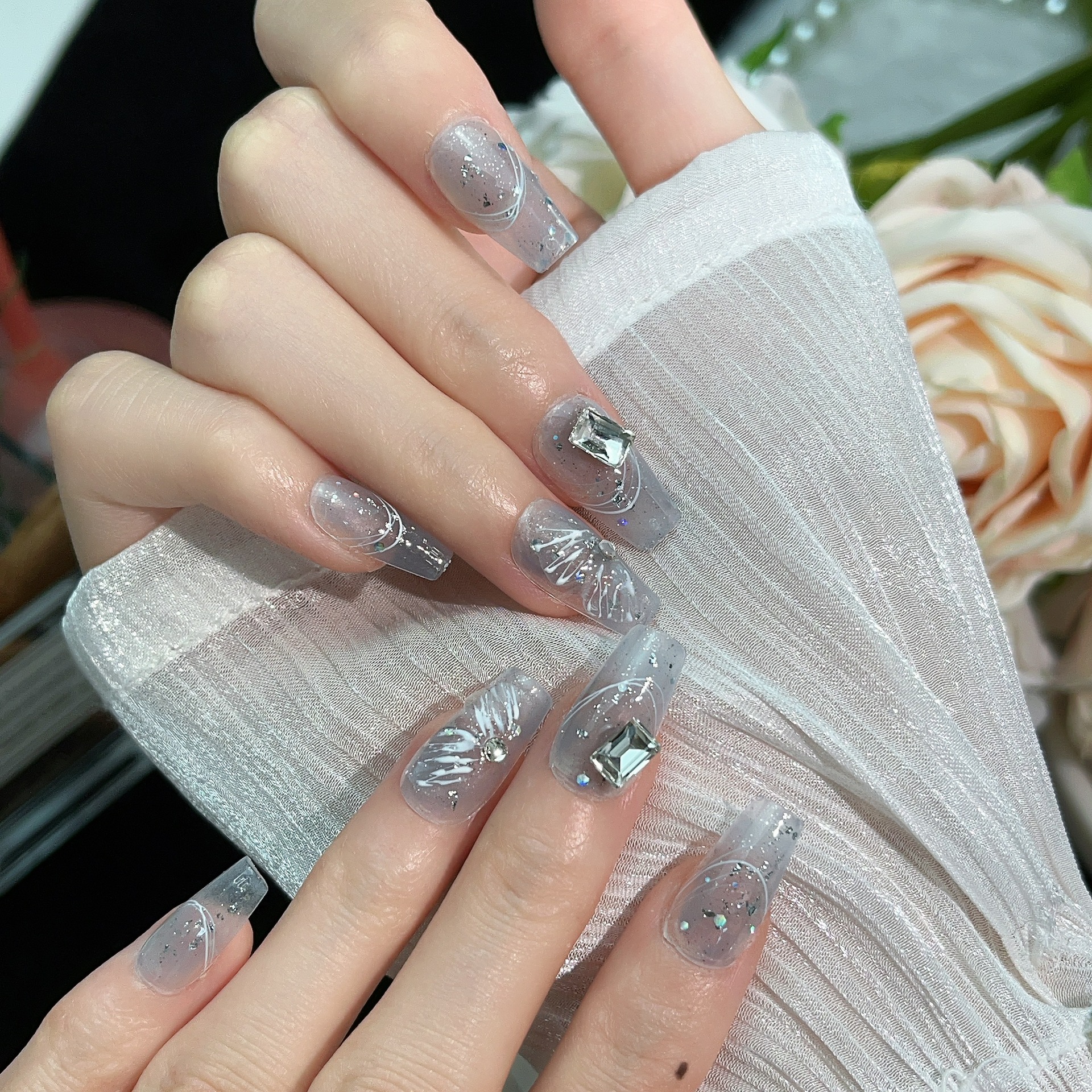 2cm Salon Quality Reusable Press On Nails for Perfect Results number 344