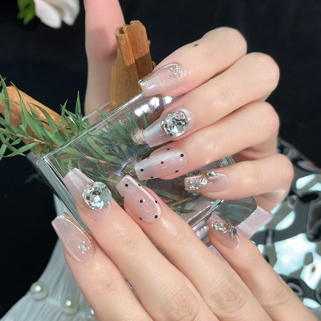 2cm Gel Press On Nails with Flexible and Glossy Finish number 348