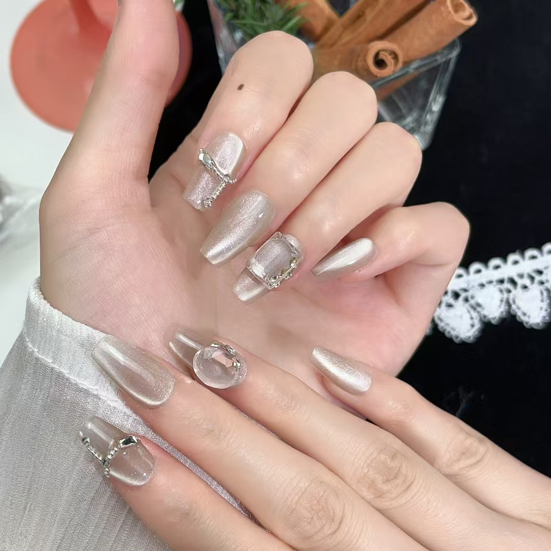 2cm Spring Floral Press On Nails – Fresh Designs for Every Day number 350