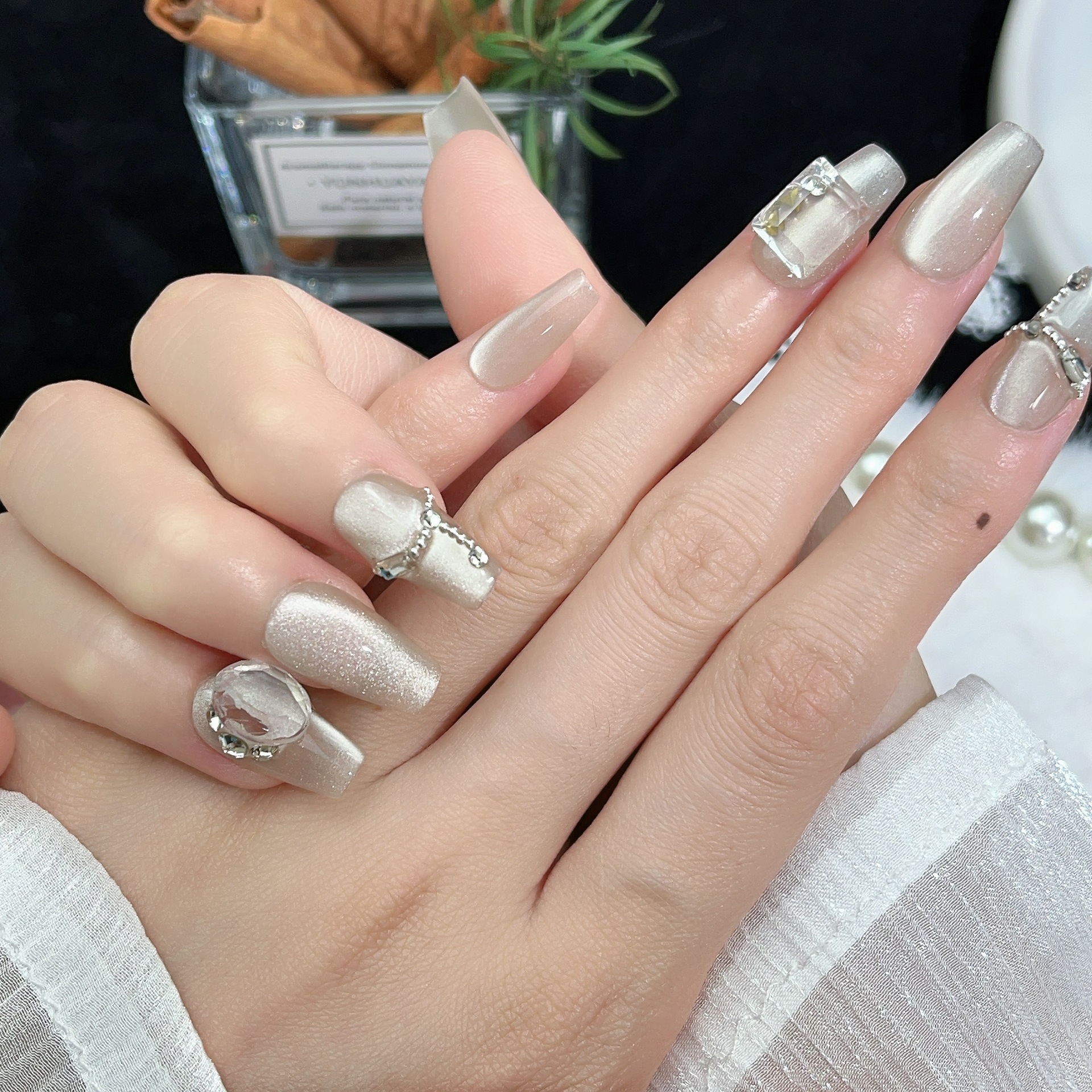 2cm Spring Floral Press On Nails – Fresh Designs for Every Day number 350