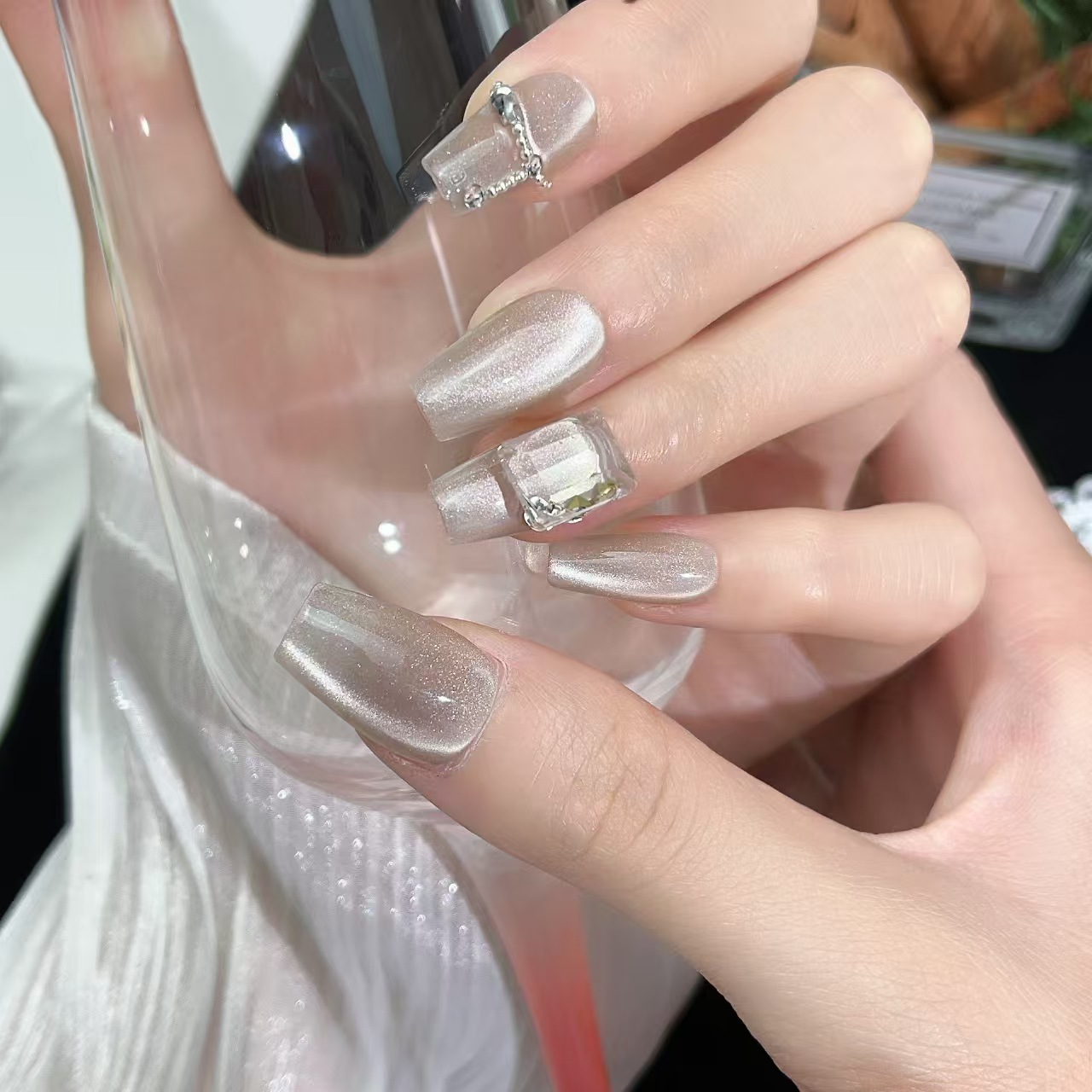 2cm Spring Floral Press On Nails – Fresh Designs for Every Day number 350
