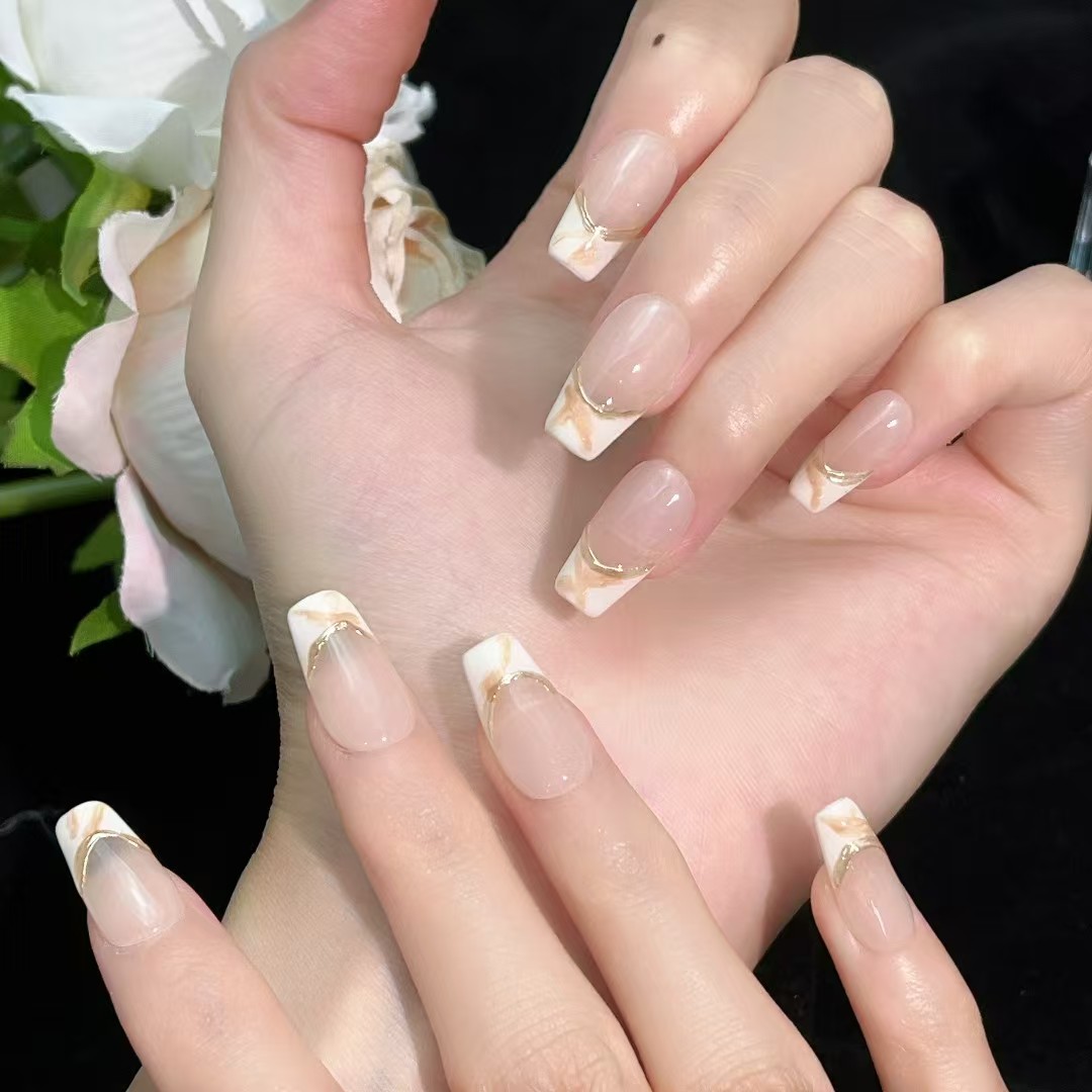 2cm Ombre Press On Nails for Stunning Gradient Color Styles number 351