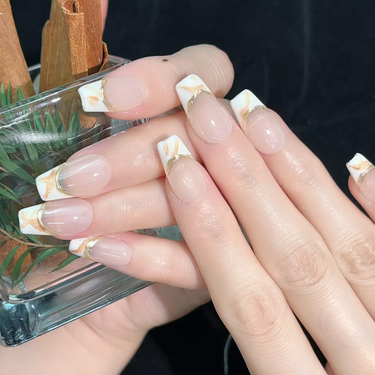 2cm Ombre Press On Nails for Stunning Gradient Color Styles number 351