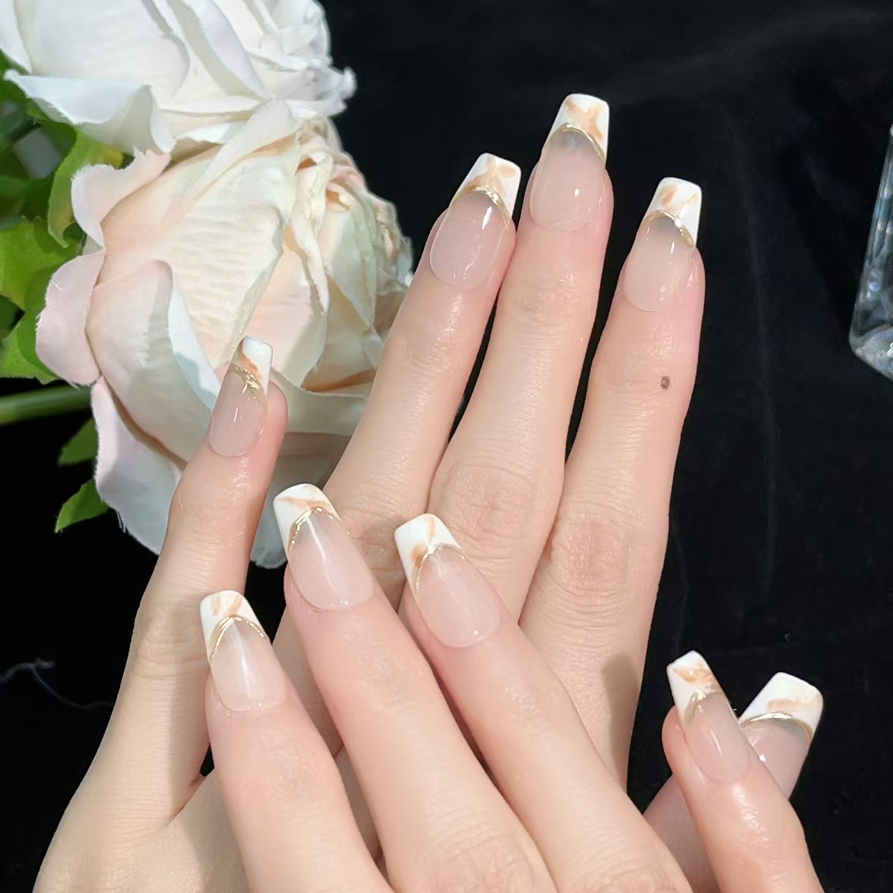 2cm Ombre Press On Nails for Stunning Gradient Color Styles number 351
