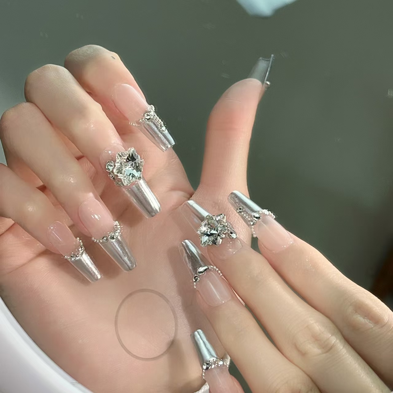 3cm Gift Ready Press On Nails with Elegant Packaging number 343