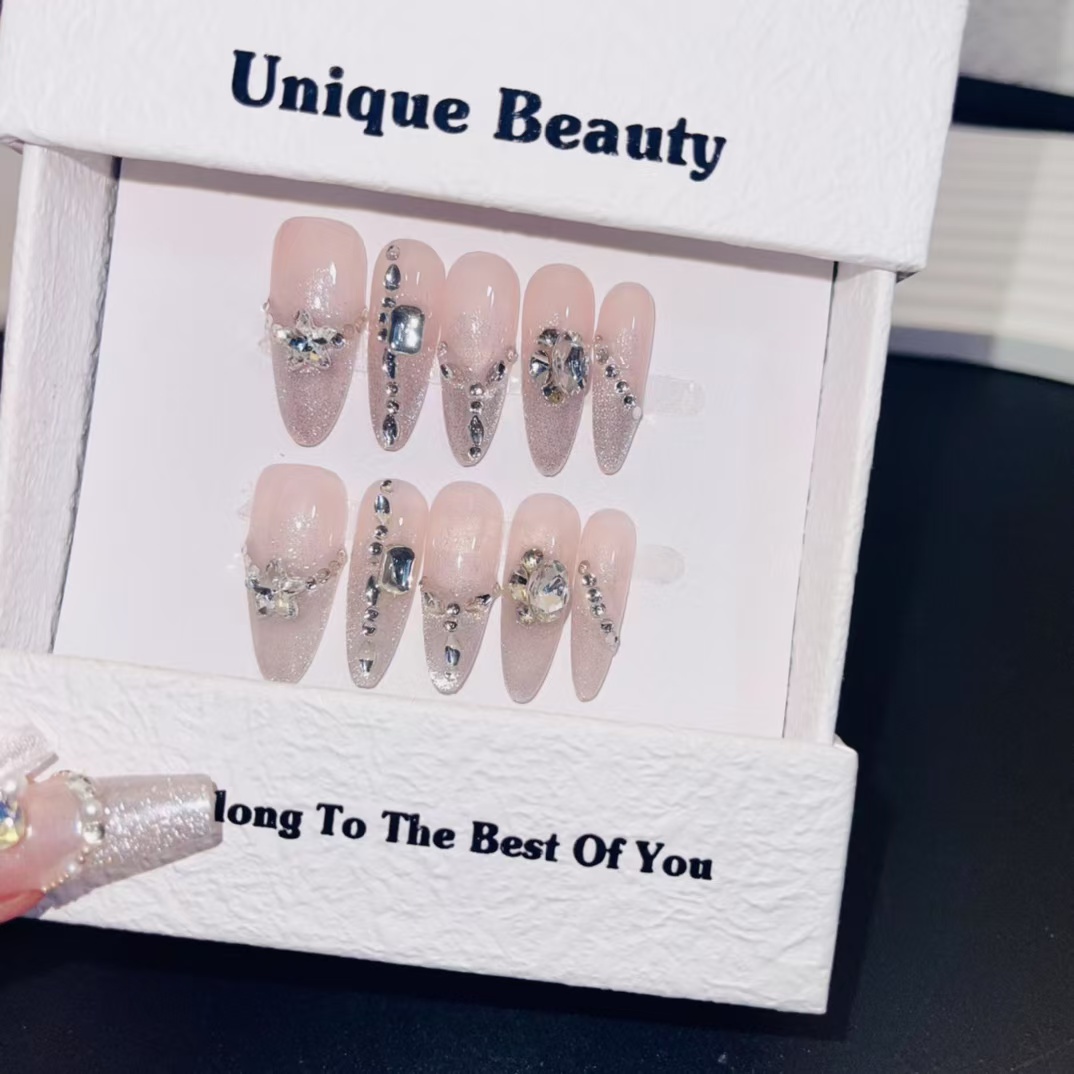 3cm Innovative Magnetic Press On Nails for Hassle Free Application number 410