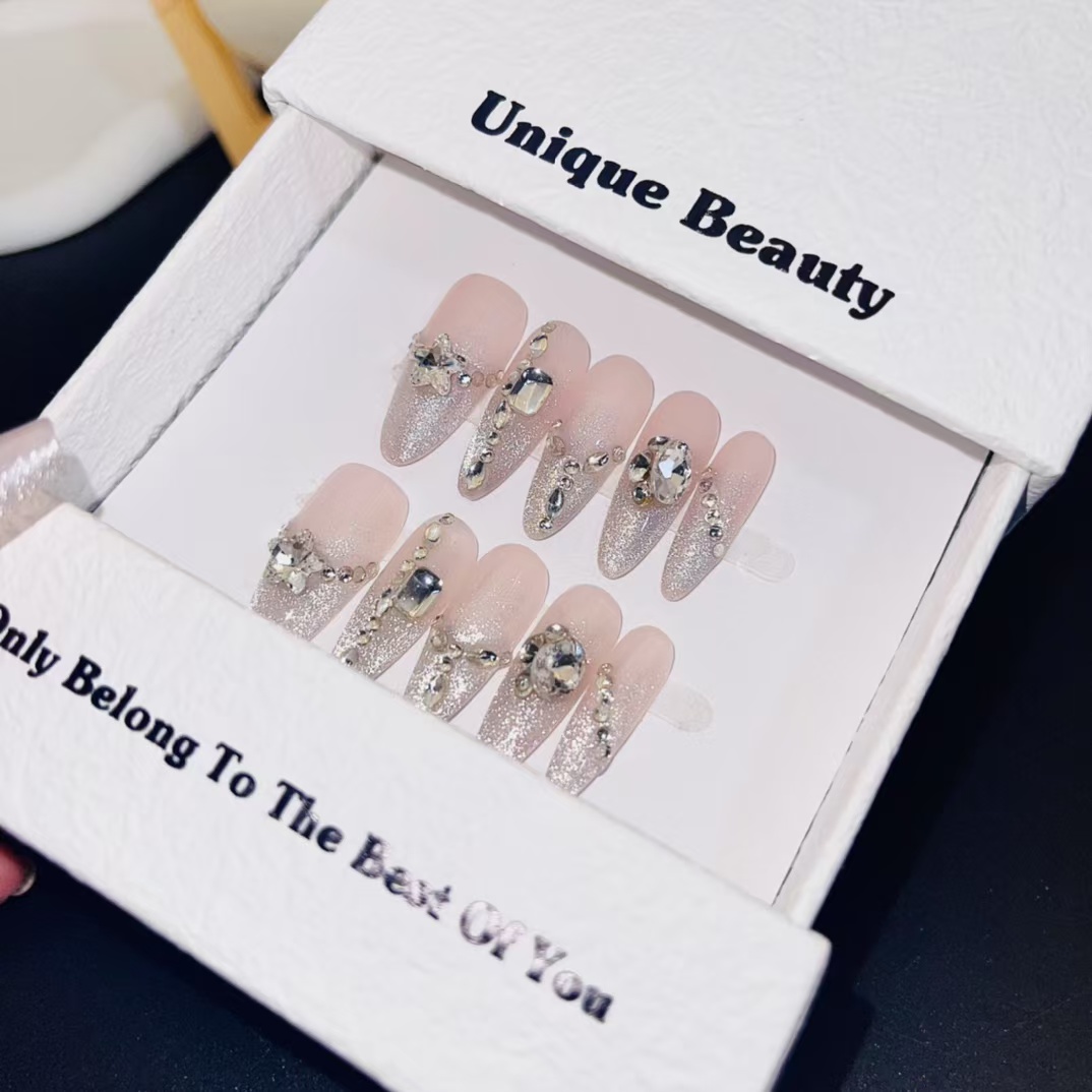 3cm Innovative Magnetic Press On Nails for Hassle Free Application number 410