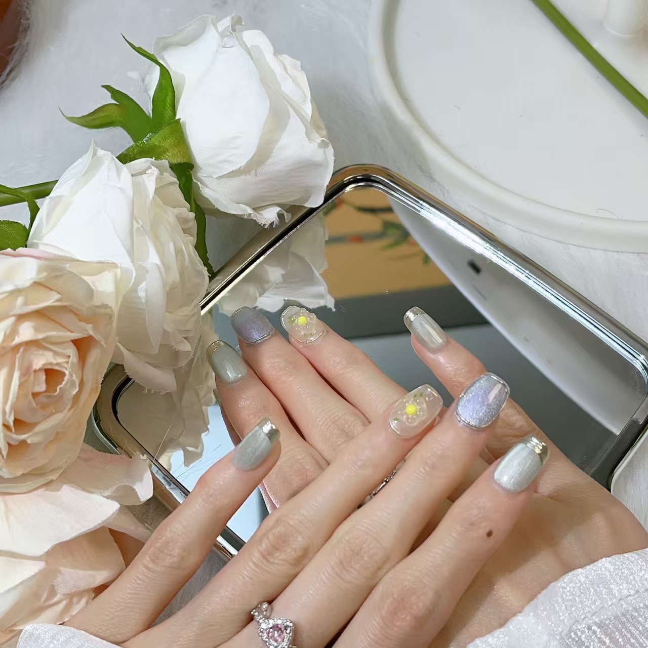 1.6cm Affordable Press On Nails with Salon-Quality Results at Home number 293