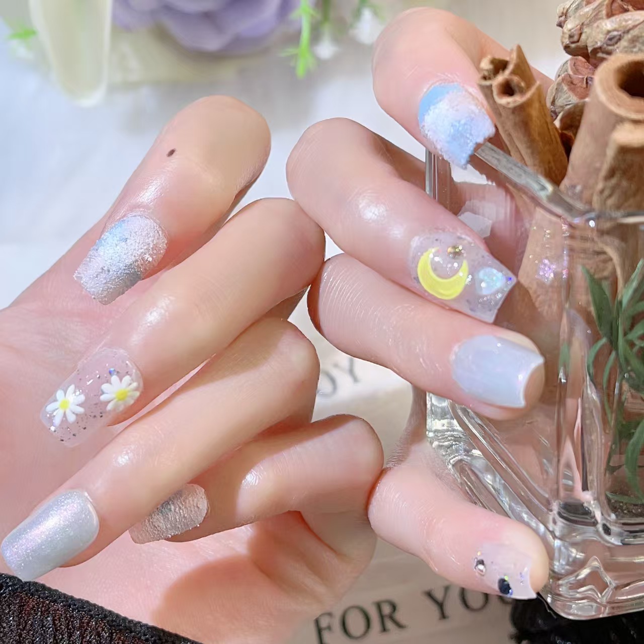 1.6cm Quick Artificial Nails for Fast and Hassle-Free Nail Makeovers number 306