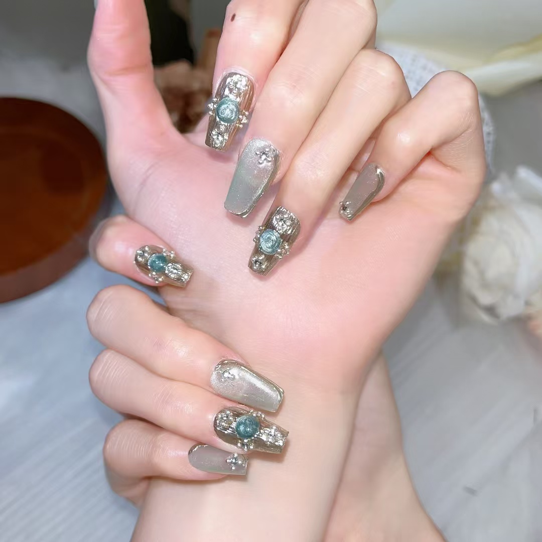 2cm Elegant Artificial Nails Perfect for Daily or Formal Occasions number 278