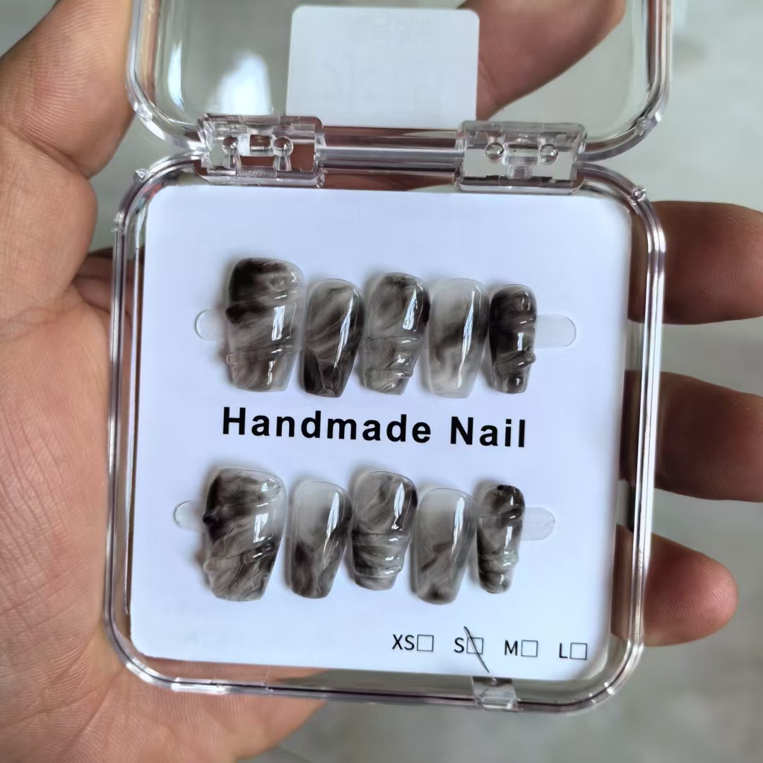 2cm Natural Press On Nails for a Polished and Subtle Finish number 308