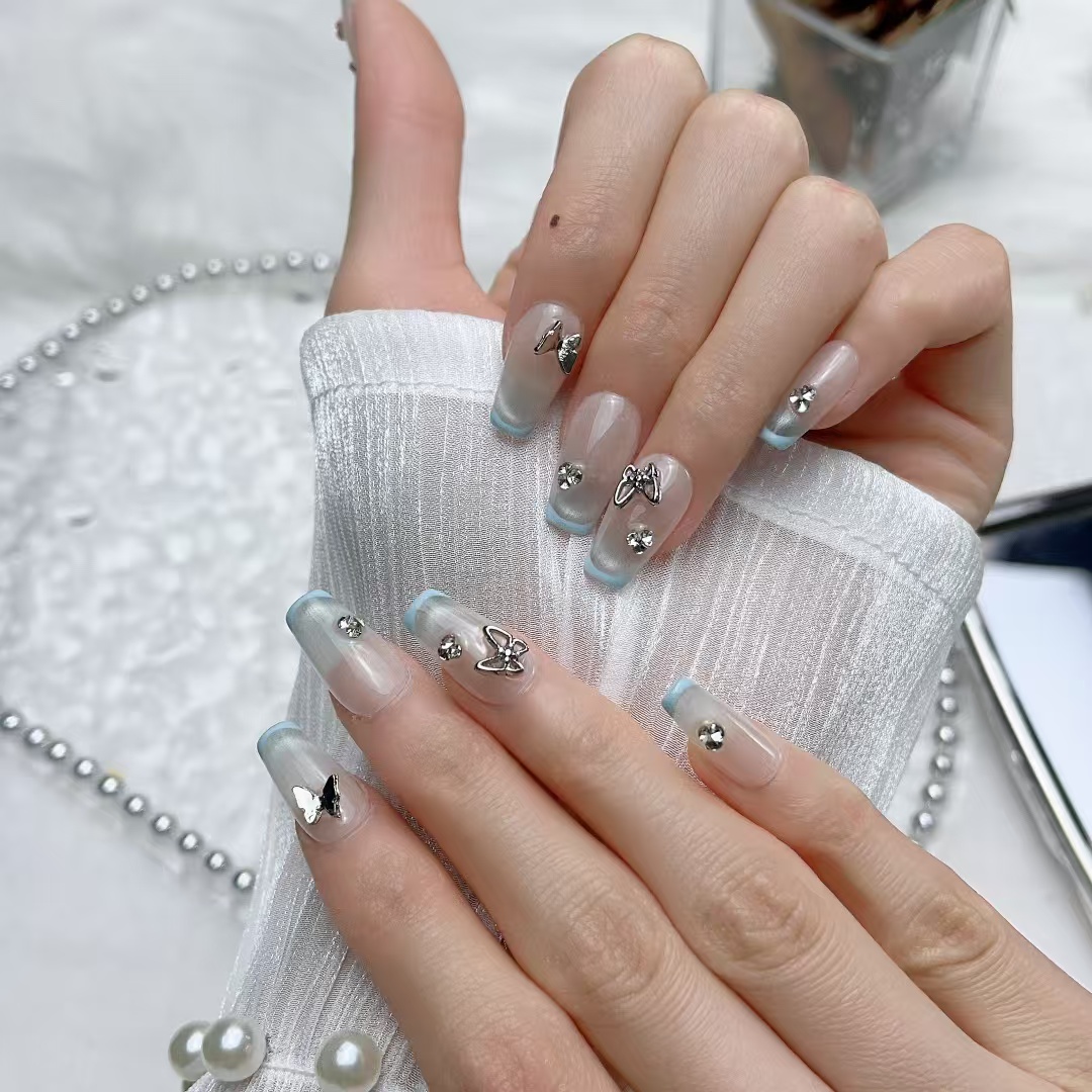 Bold Press On Nails with Bright Colors for Statement Looks number 314