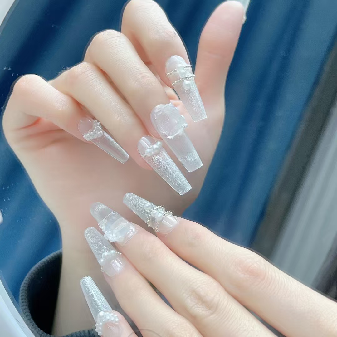 3cm Reusable Press On Nails for Long-Lasting Versatility number 152