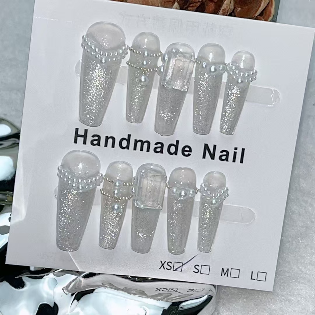 3cm Reusable Press On Nails for Long-Lasting Versatility number 152