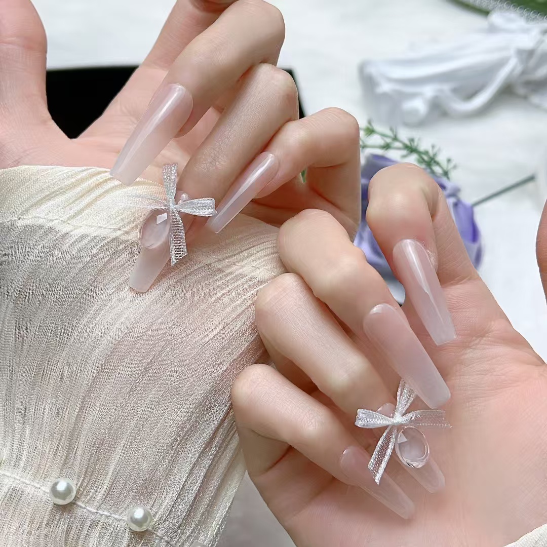 3cm Gel-Like Artificial Nails for Glossy and Durable Finishes number 182