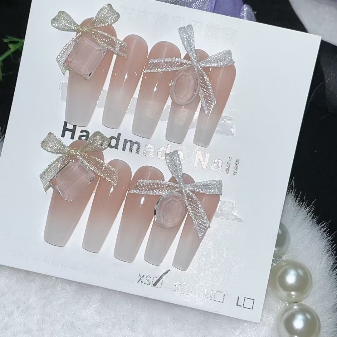 3cm Gel-Like Artificial Nails for Glossy and Durable Finishes number 182