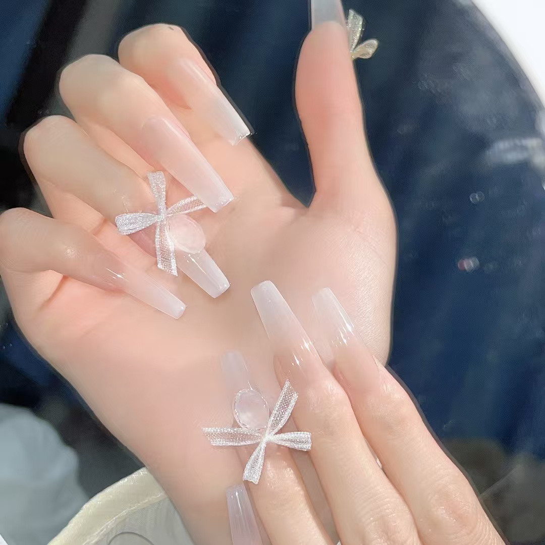 3cm Gel-Like Artificial Nails for Glossy and Durable Finishes number 182