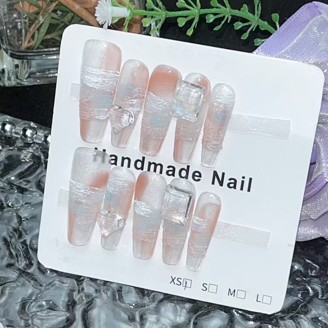 3cm Christmas Artificial Nails with Festive Designs for the Holidays number 244