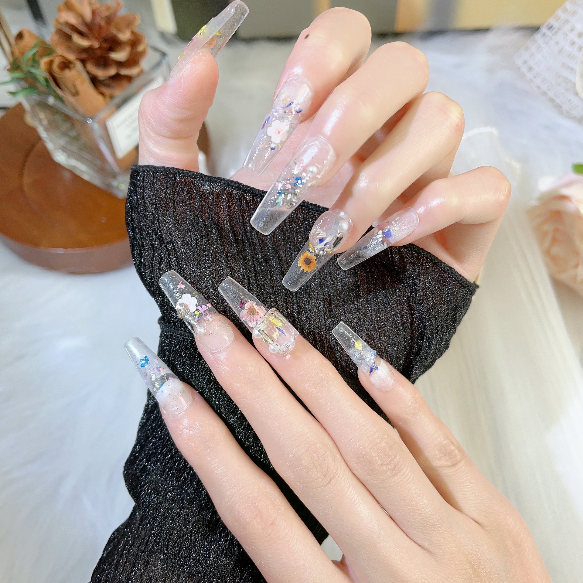 3cm Halloween False Nails with Spooky and Creative Patterns number 270