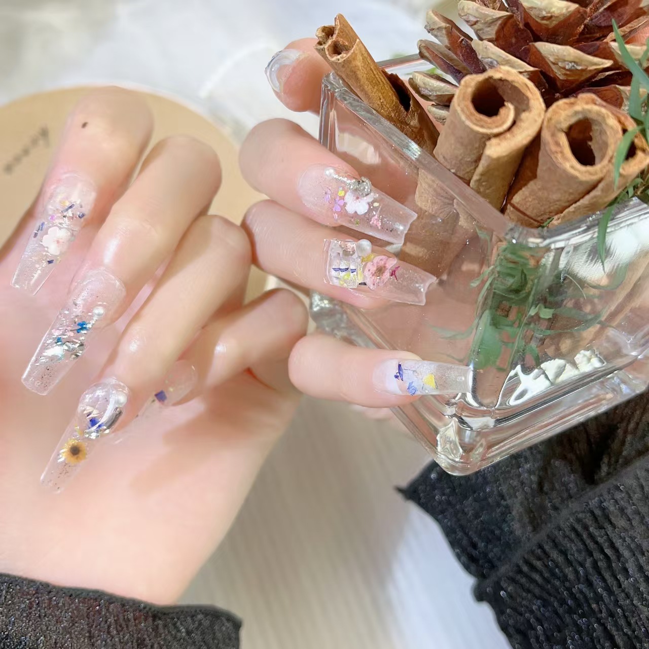 3cm Halloween False Nails with Spooky and Creative Patterns number 270