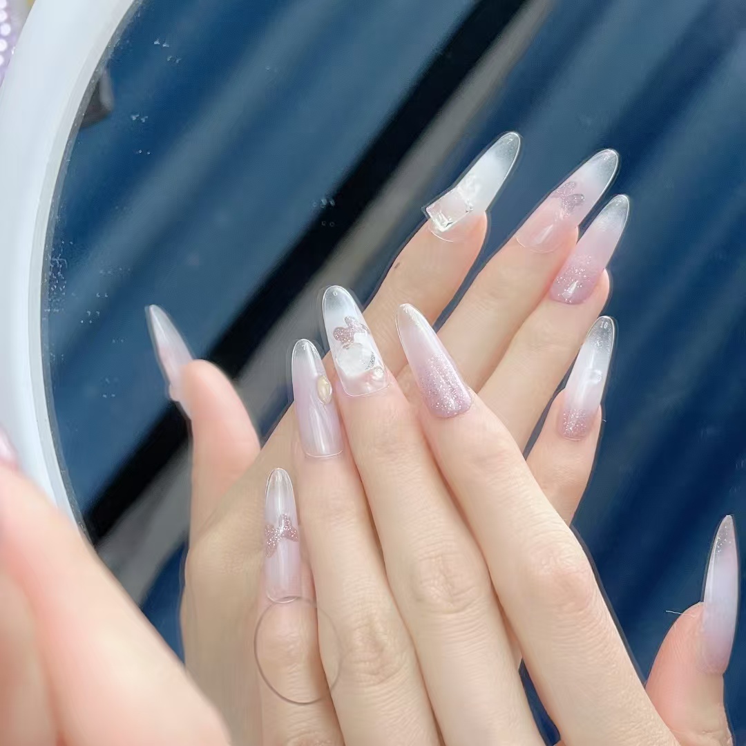 3cm Seasonal Press On Nails for Celebrations and Year-Round Fashion number 319
