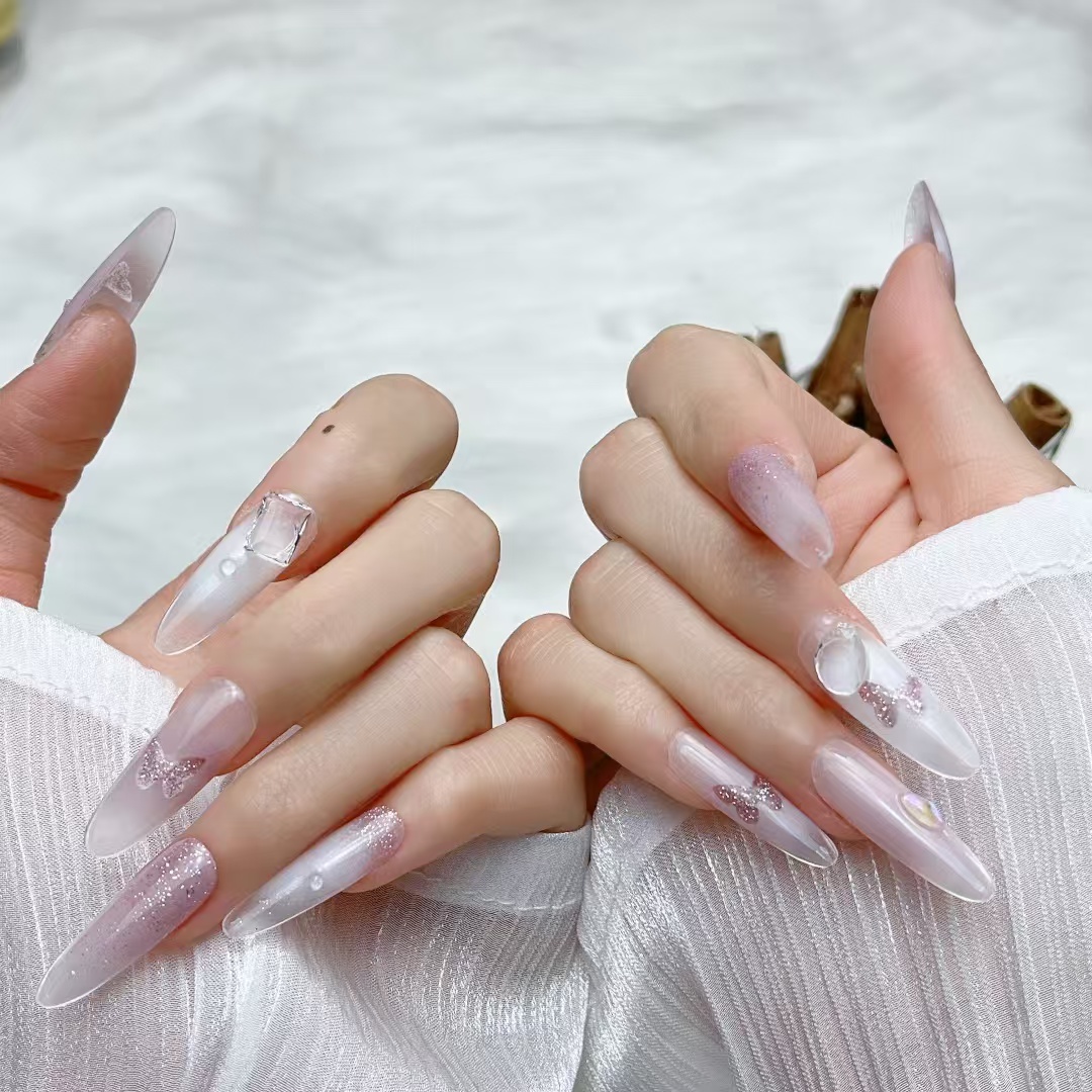3cm Seasonal Press On Nails for Celebrations and Year-Round Fashion number 319