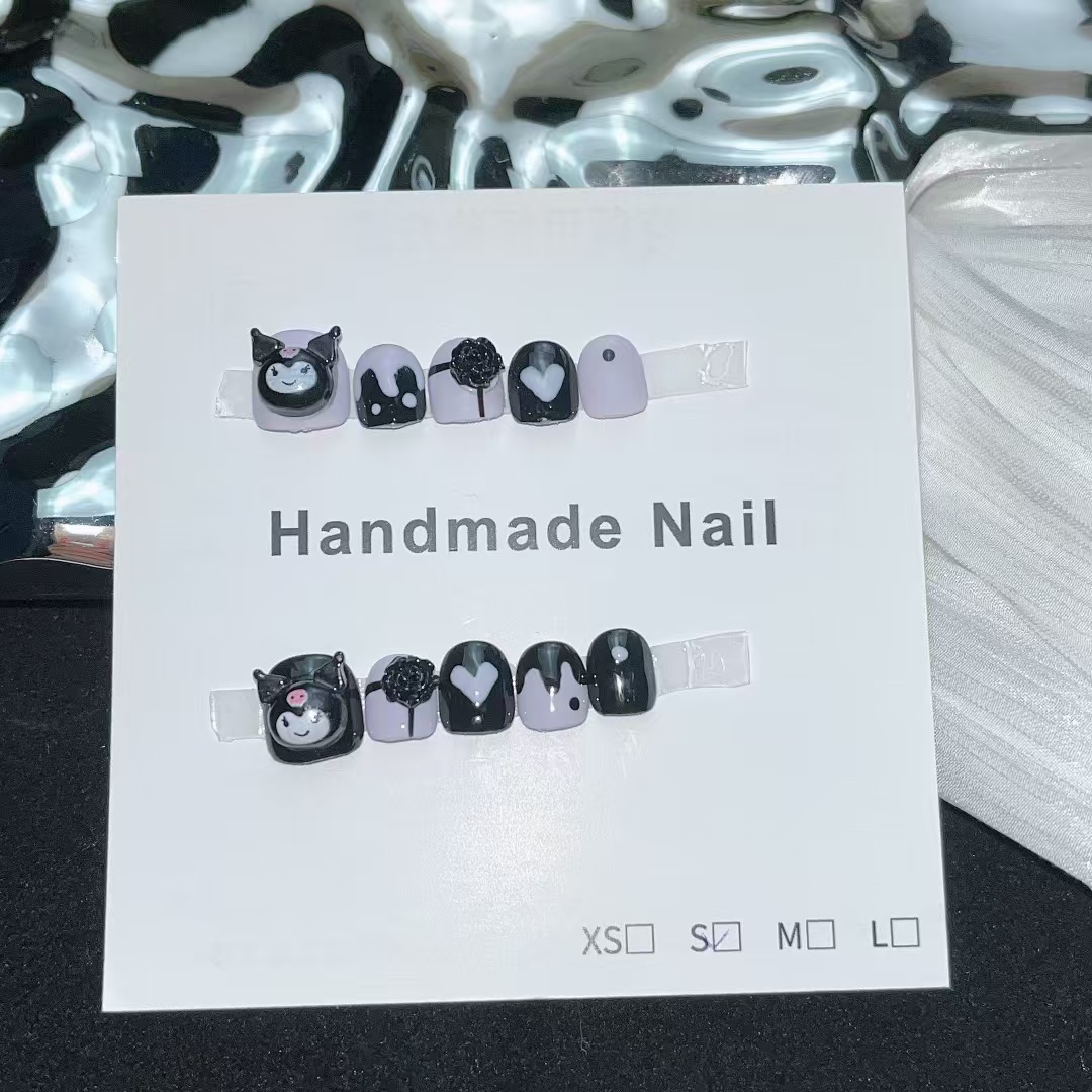 Kids’ Artificial Nails with Fun and Safe Playful Designs number 318