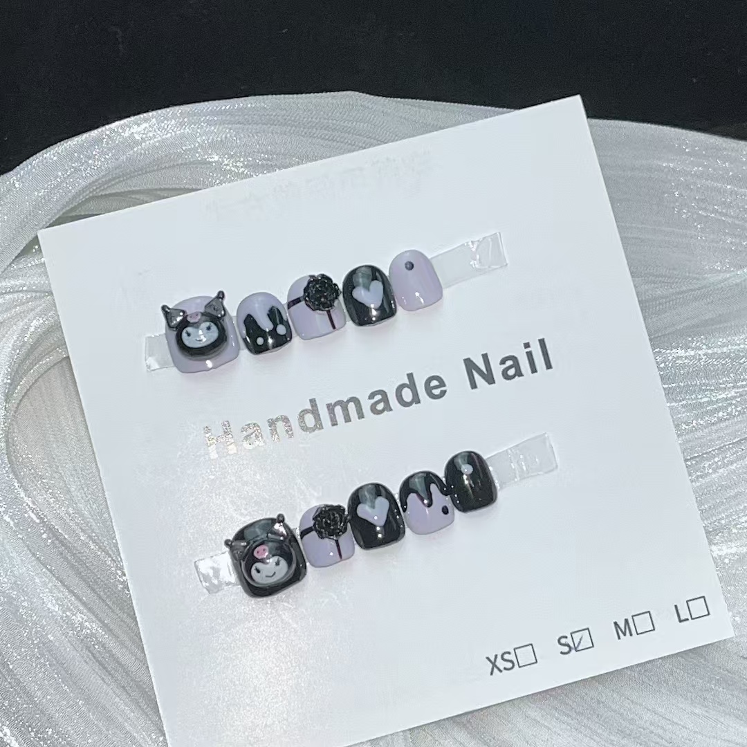 Kids’ Artificial Nails with Fun and Safe Playful Designs number 318
