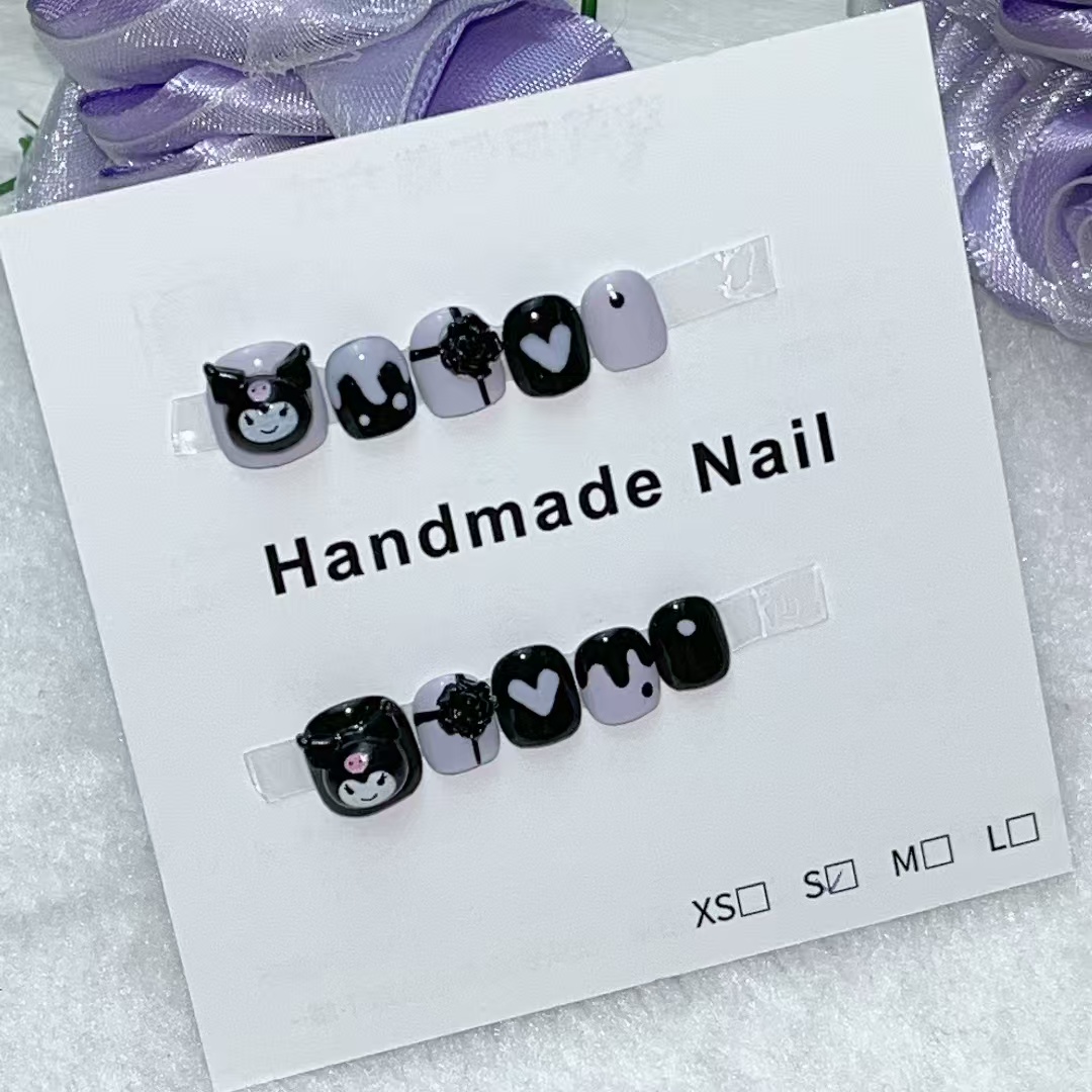 Kids’ Artificial Nails with Fun and Safe Playful Designs number 318