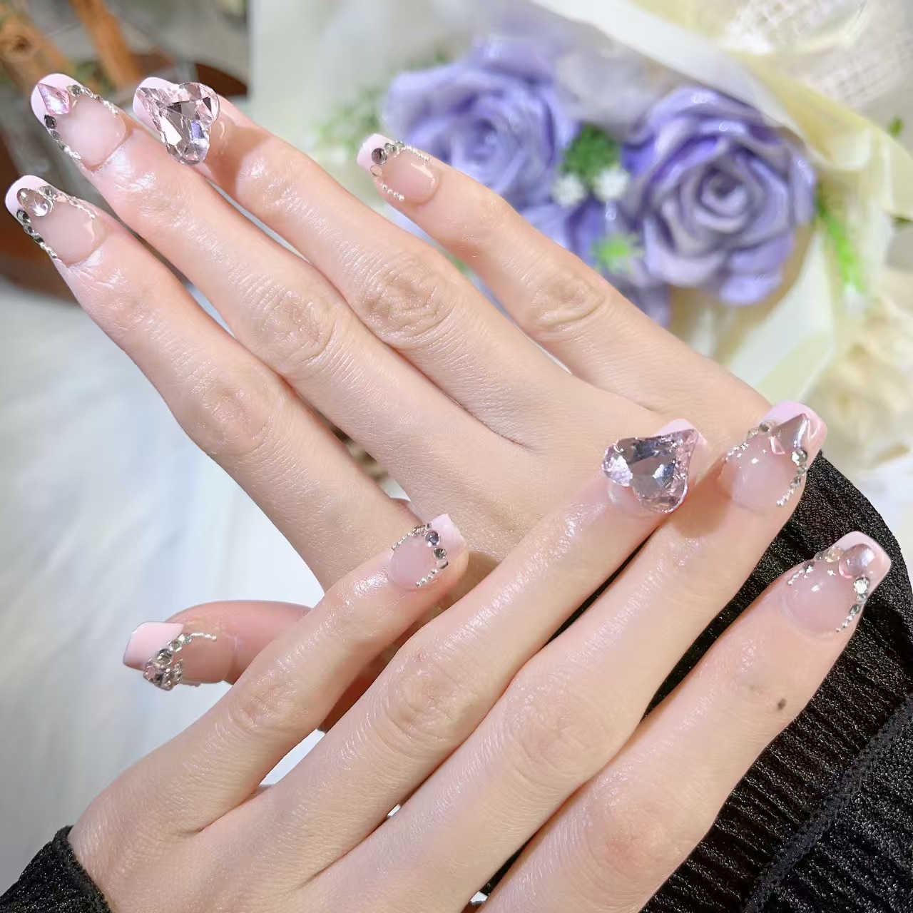 1.6cm Premium False Nails for Those Who Love Luxury Nail Art number number 303