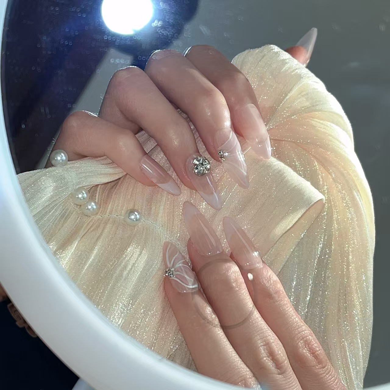2.5cm Press On Nails for Beginners Simple to Apply and Remove number 206