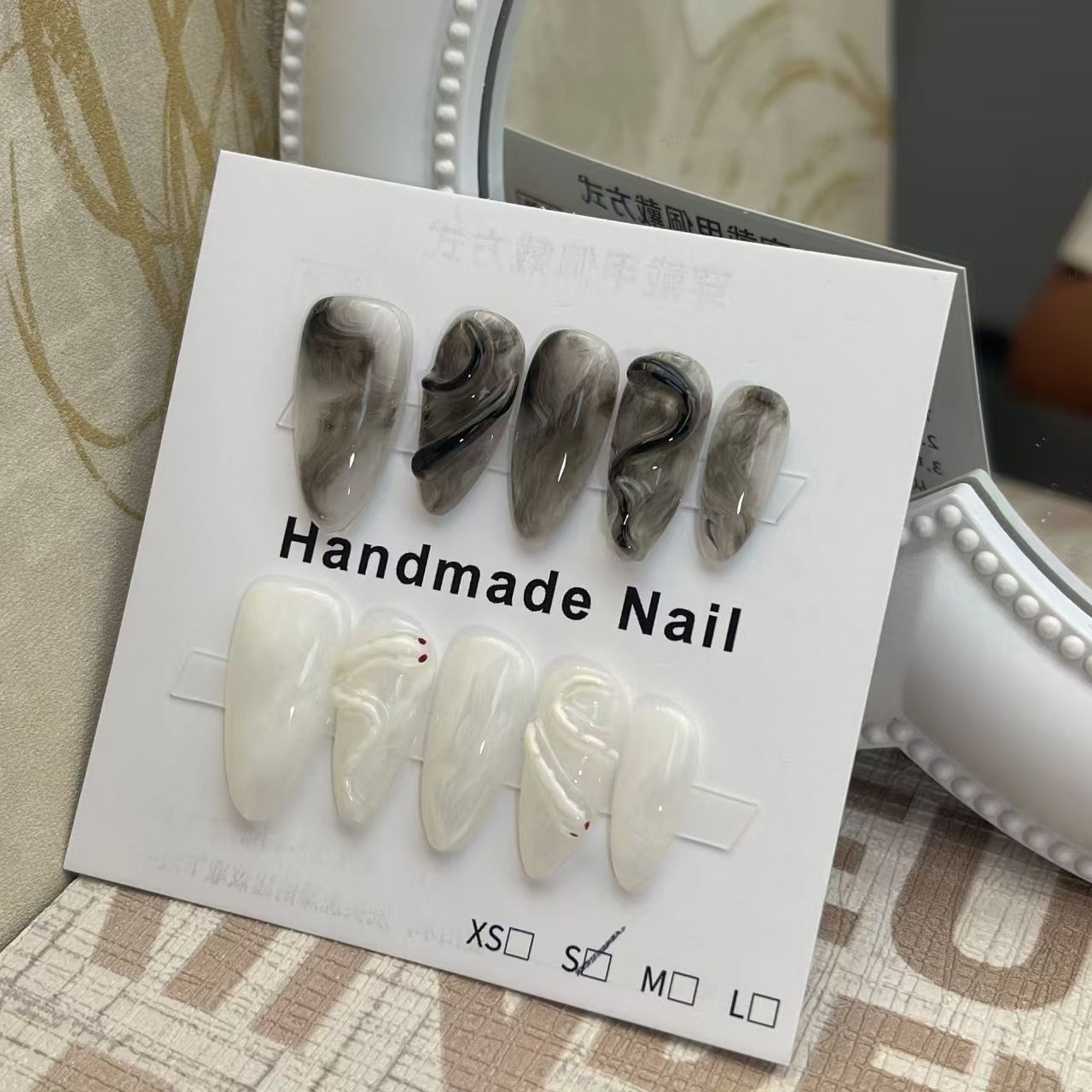 2.5cm Eco-Friendly Press On Nails Made with Sustainable Materials number 265