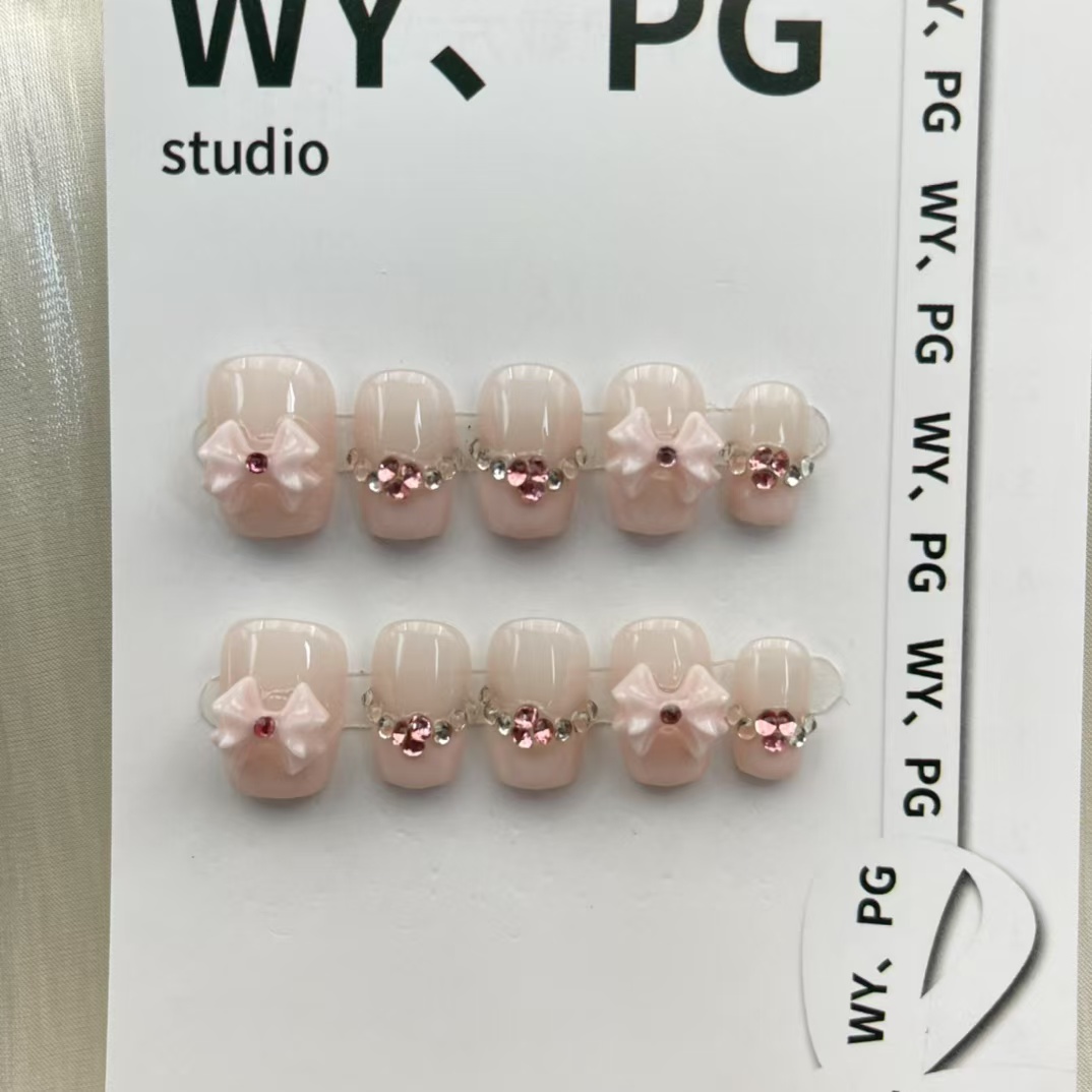 1.6cm Customizable Artificial Nails for Any Occasion number 198