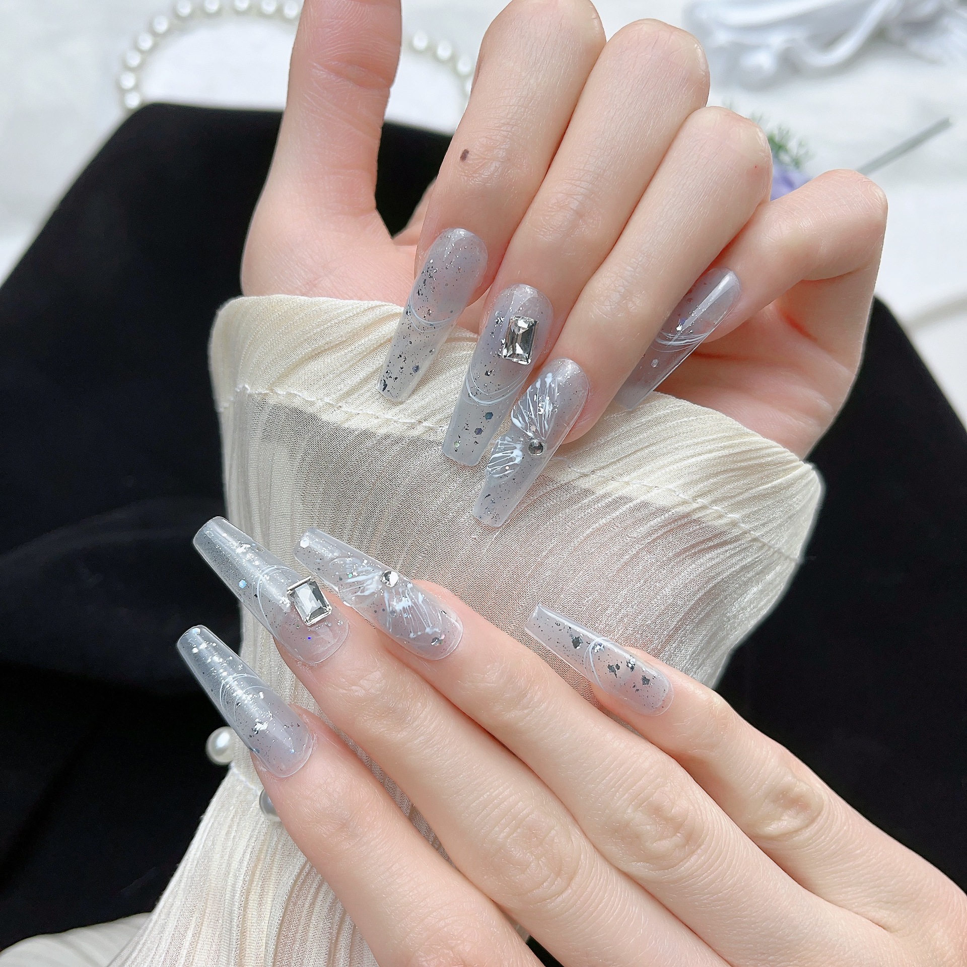 3cm Press On Nails for Women Seeking Affordable Nail Art Designs number 190