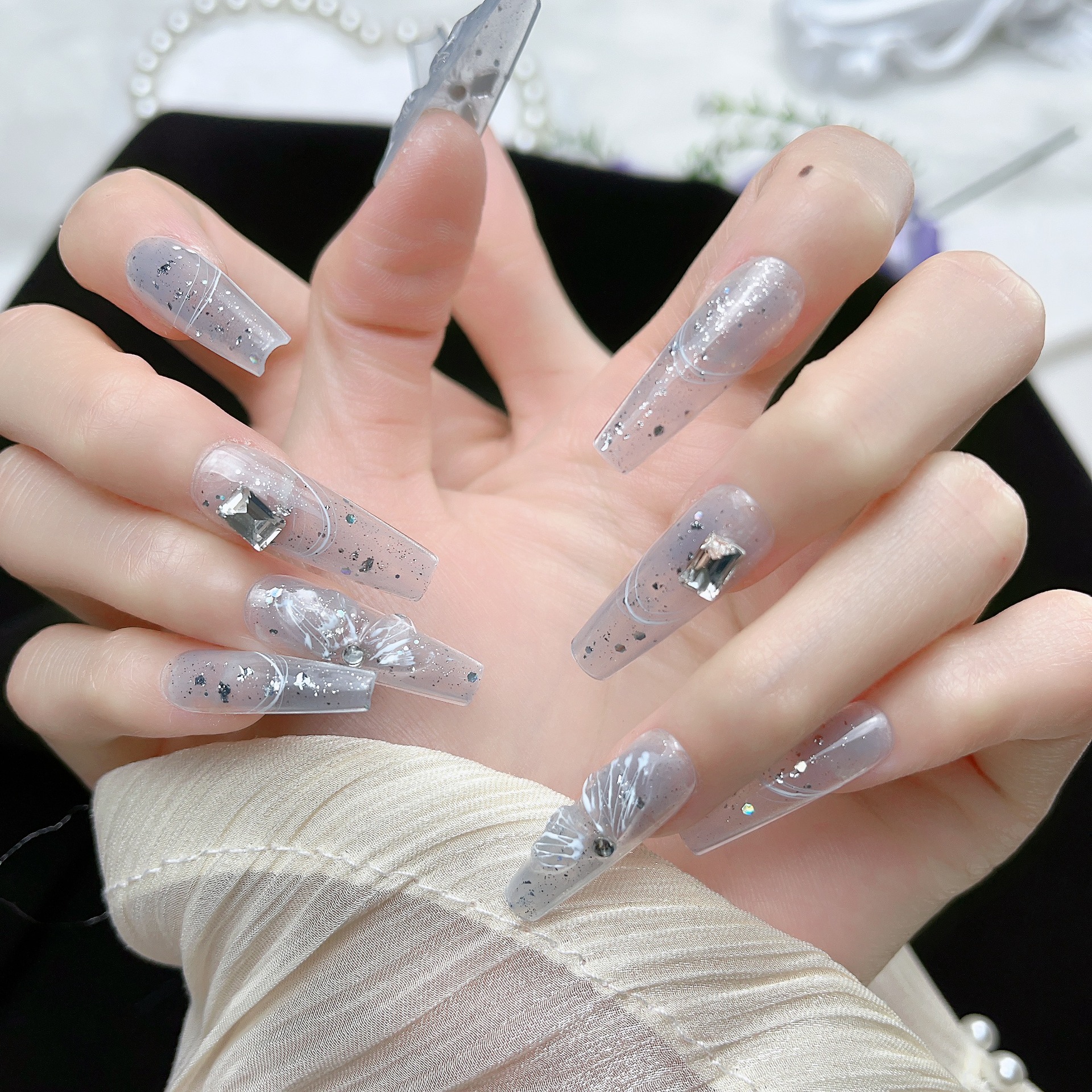 3cm Press On Nails for Women Seeking Affordable Nail Art Designs number 190