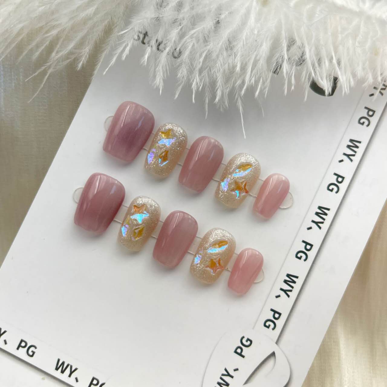 1.6cm Chrome Finish Artificial Nails for a Futuristic Look number 138