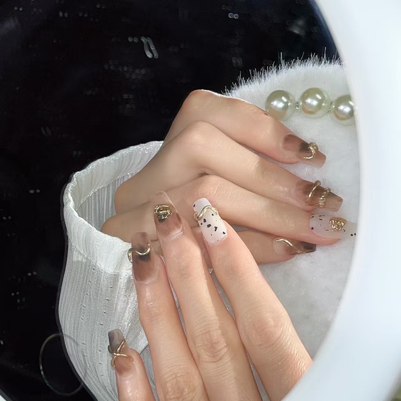 2cm High-Strength Long Coffin Nails for Professional Wear number 8