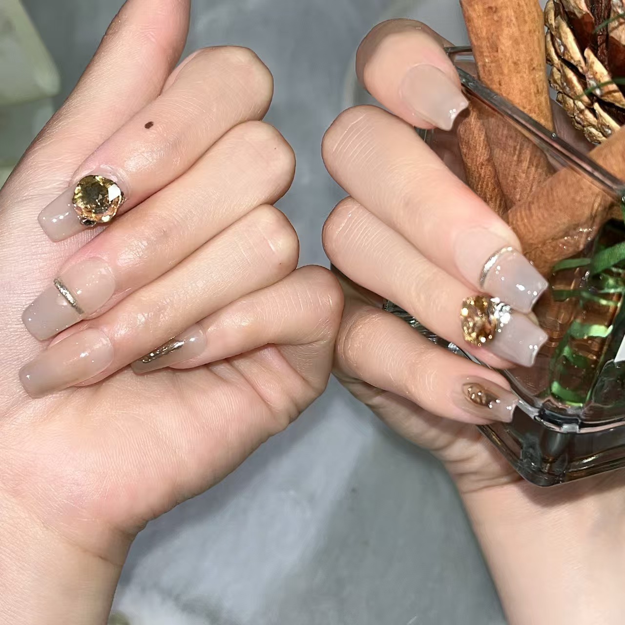 2cm Affordable Seasonal Press-On Nails with Trendy Colors number 19