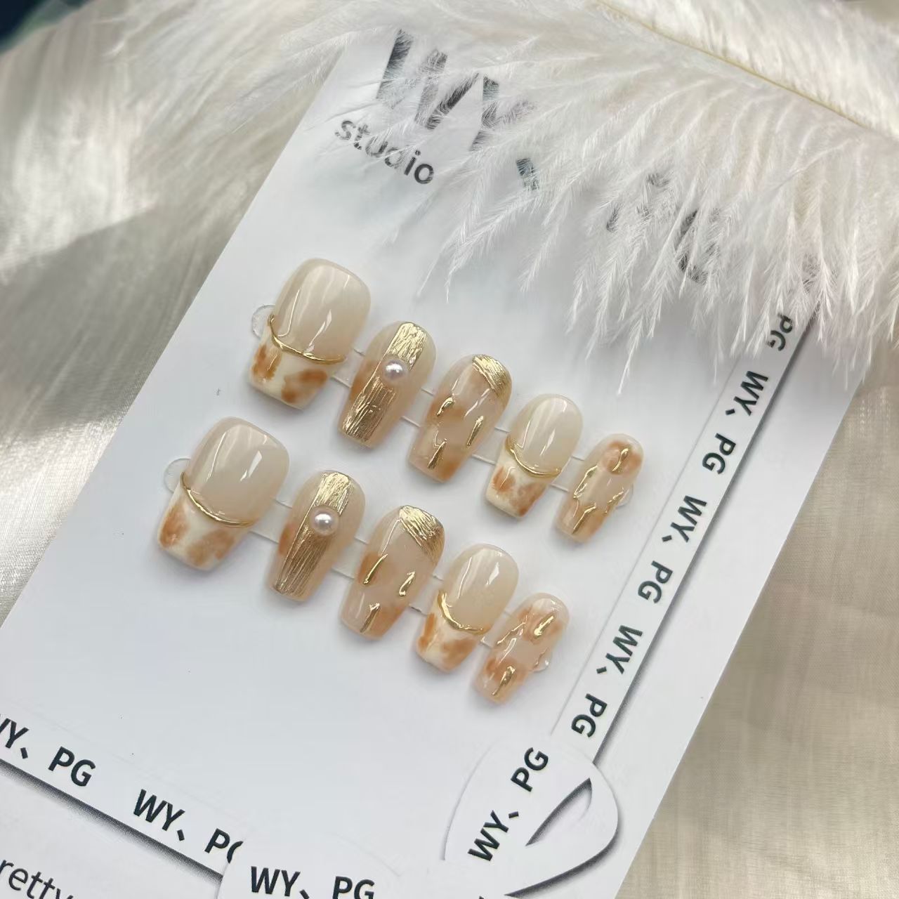 2cm Clear Reusable Artificial Nails for a Natural Look number 112