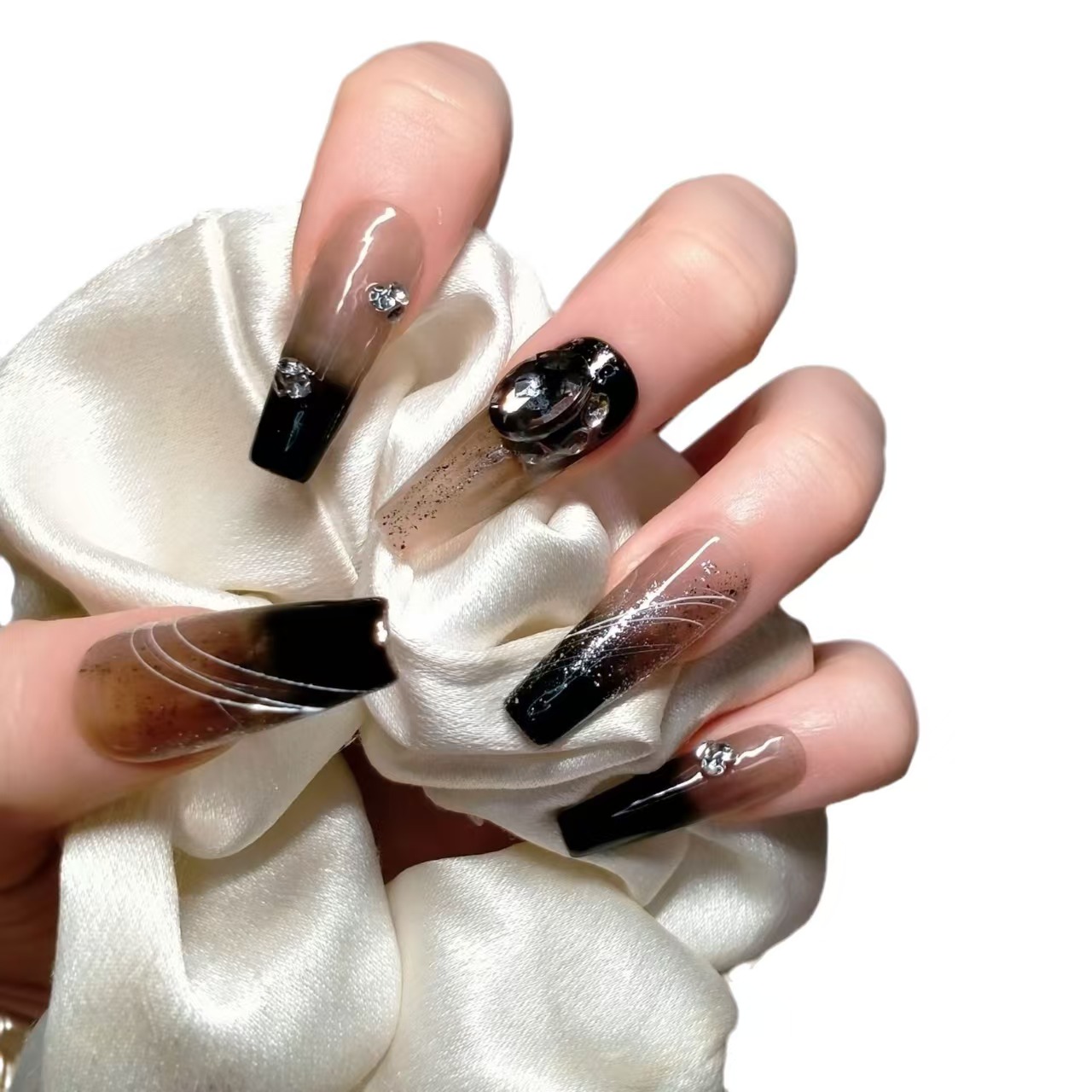 3cm Best Adhesive False Nails with Easy Removal number 128