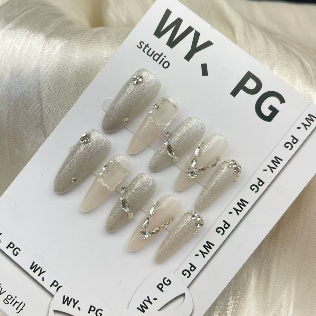 3cm Long-Lasting Transparent Artificial Nails for Nail Art number 151