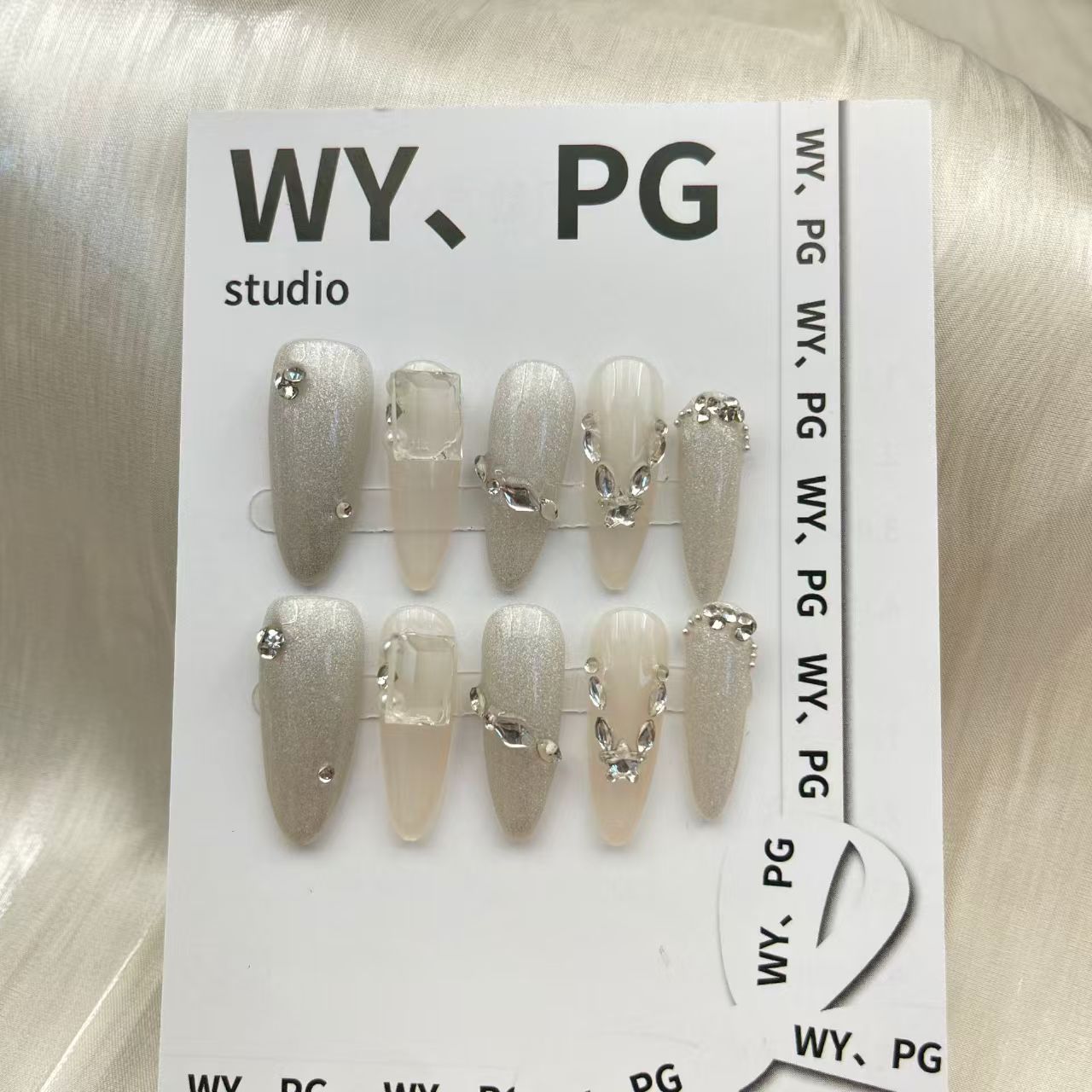 3cm Long-Lasting Transparent Artificial Nails for Nail Art number 151