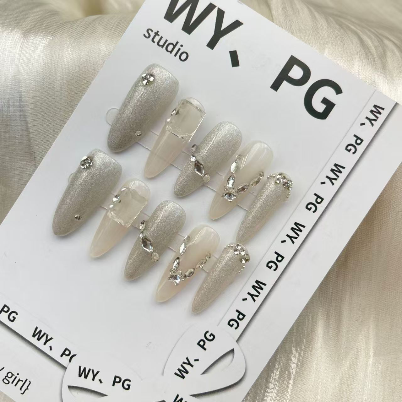 3cm Long-Lasting Transparent Artificial Nails for Nail Art number 151