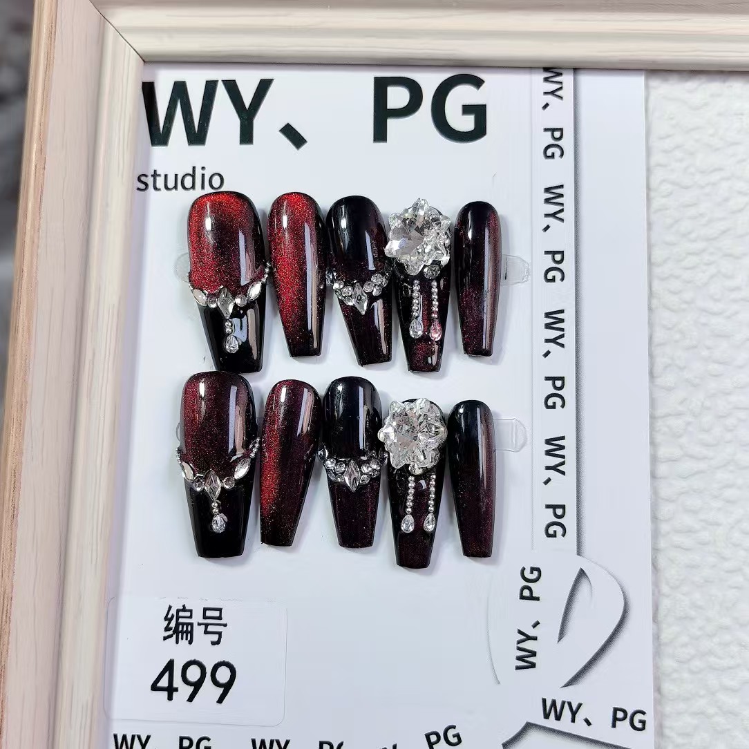 3cm Magnetic Velvet Nails for Winter and Fall Trends number 499