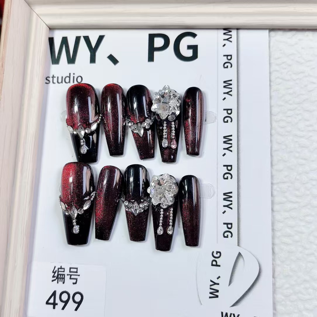 3cm Magnetic Velvet Nails for Winter and Fall Trends number 499