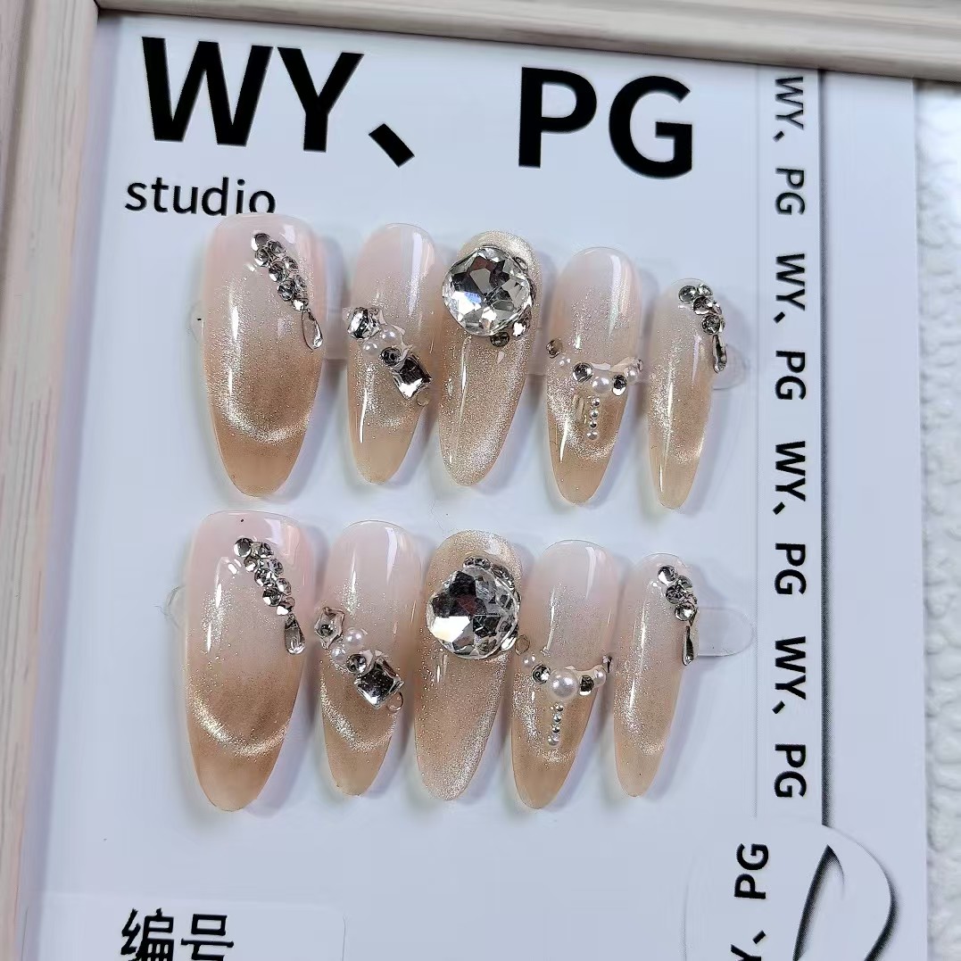 3cm Affordable Transparent False Nails for Home Manicures number 516